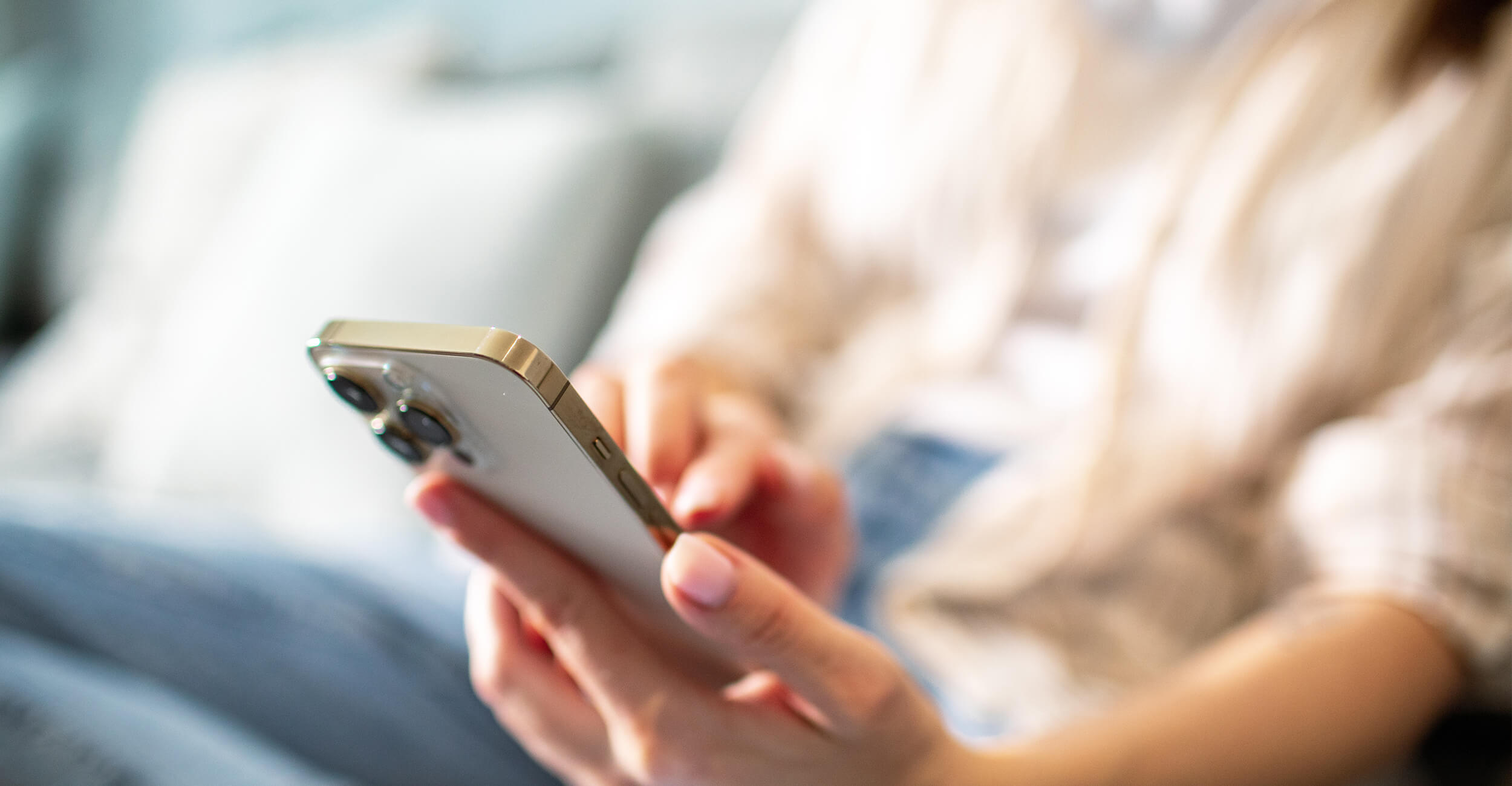 Woman on mobile phone